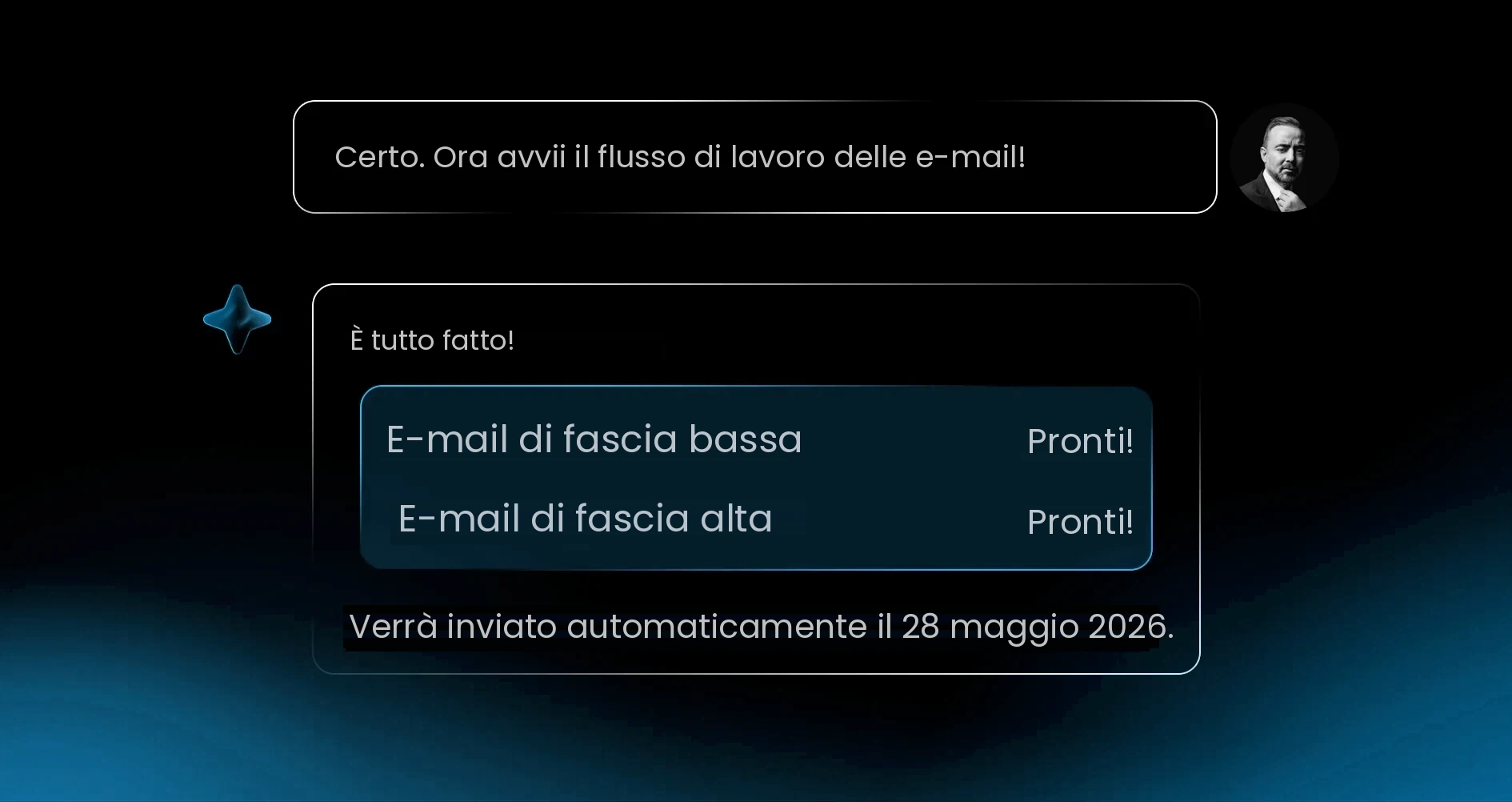 AI conversational actions